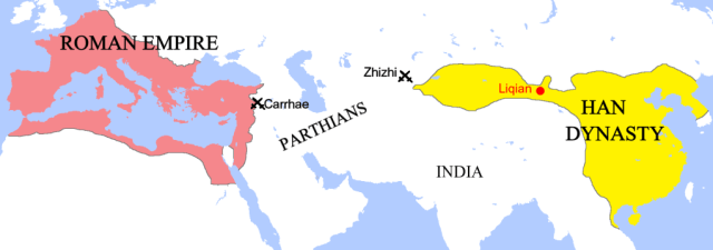 Roman and Han Chinese Empires Compared--200 AD