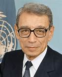 Former United Nations Secretary-General Boutros Boutros-Ghali, leader of the Campaign for a United Nations Parliamentary Assembly (UNPA)